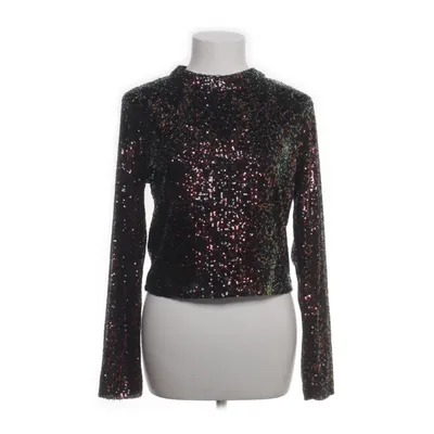 Blus (Svart, Flerfärgad) från Mango Elastan, Polyester