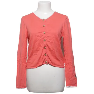 Cardigan (Busnel Kee Cardigan, varm korall-rosa färg med vita kanter) from Busnel Cotton