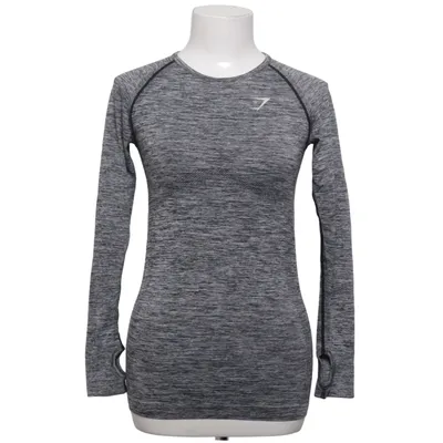 Baselayertrøje (Grå, Sort) fra Gymshark Elastan, Polyamid, Polyester