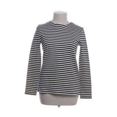 Långärmad t-shirt (Vit, Blå) från COS Bomull, Polyamid, Elastan