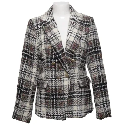 Blazer (Schwarz, Weiß, Mehrfarbig) von Attentif Polyester, Wolle