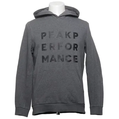 Capuchon sweater (Grijs) van Peak Performance Katoen, Polyester