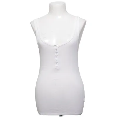 Débardeur (Blanc) de H&M Basic Coton, Élasthane