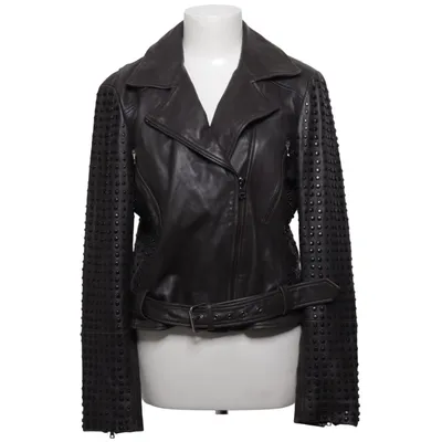 Bikerjack (Grijs) van Ibana Leer, Polyester