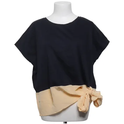 Top (Blauw, Geel) van COS Zijde, Katoen