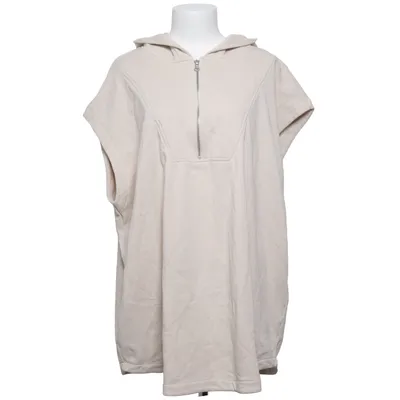 Short sleeve hoodie (Beige) from H&M Basic Cotton, Polyester
