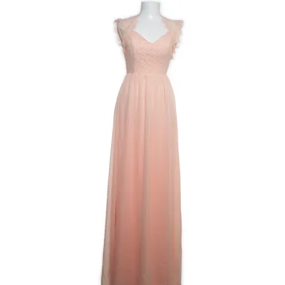 Avondjurk (Oranje) van NLY Eve Elastaan, Polyamide, Polyester