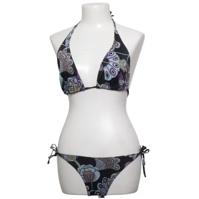 Bikini (Black, Multicolored) from H&M Swimwear Elastane, Polyamide