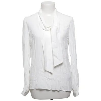 Strikblouse (Wit) van Atos Lombardini Acetaat, Zijde