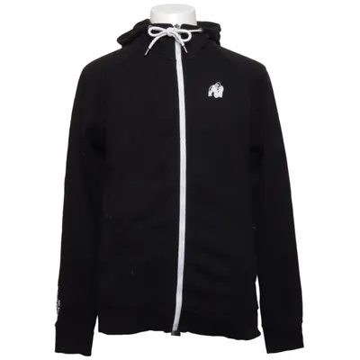 Kapuzenpullover (Schwarz) von Gorilla Wear Baumwolle, Polyester