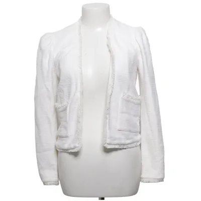 Blazer (Wit) van Mango Basics Acryl, Katoen, Elastaan, Polyester, Viscose