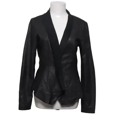 Läderjacka (Svart) från Cigno Nero Skinn, Polyester