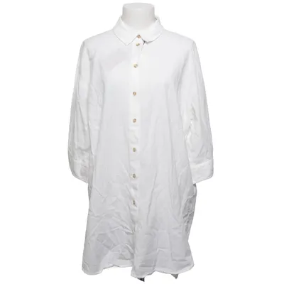 Short sleeve shirt (White) from Fransa Cotton, Linen