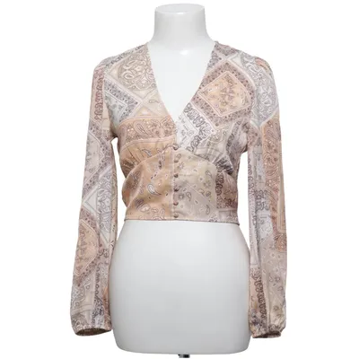 Crop top (Beige, Marron) de Stradivarius
