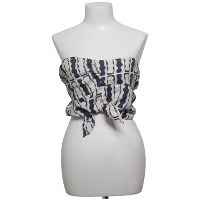 Tube top (Blue, White) from VRG GRL Linen