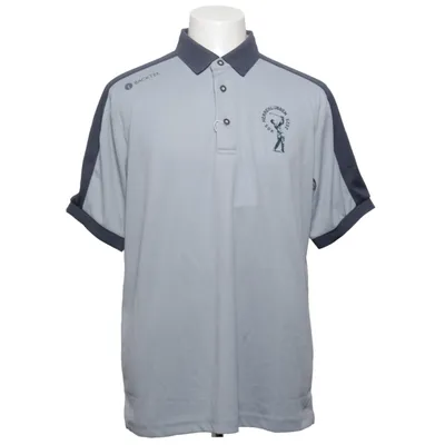 Polo shirt (Gray, Blue) from Backtee Polyester