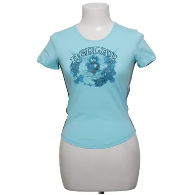 T-shirt (Blå) fra Replay Bomuld, Elastan