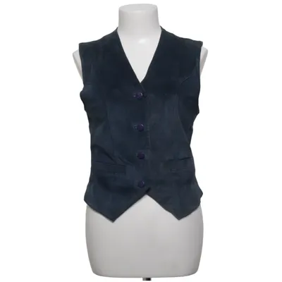 Leather vest (Blue) from Company Leather, Nylon