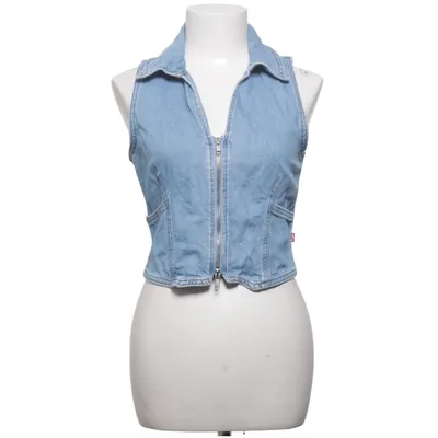Spijker gilet (Blauw) van Levi Strauss & Co Katoen, Hennep