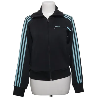 Sports jacket (Black, Blue) from Adidas Cotton, Polyester