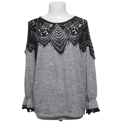 Trui (Grijs, Zwart) van Milady Elastaan, Polyester, Viscose