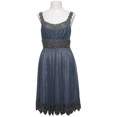 Robe de cocktail (Bleu) de Adrianna Papell Polyester, Soie