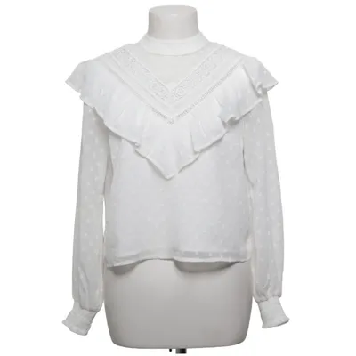 Blouse (Blanc) de Miss Selfridge Petites Coton, Polyester