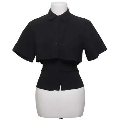 Short sleeve shirt (Black) from Zara Cotton, Polyamide
