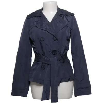 Trench coat (Blue) from Zara Basic Polyamide
