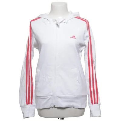 Sweat à capuche (Blanc, Rouge) de Adidas Coton biologique