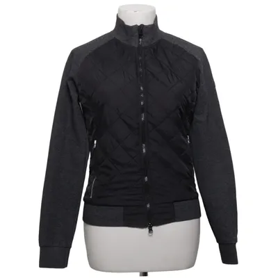 Letvægtsjakke (Sort, Grå) fra Horze Elastan, Polyamid, Polyester, Viscose