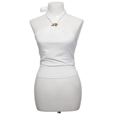 Haltertop (Wit) van Shein Elastaan, Polyester