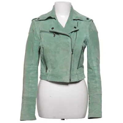 Bikerjacka (Grön) från Collection Skinn, Polyester
