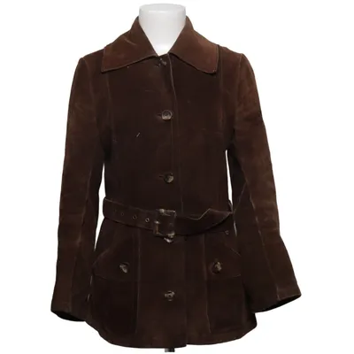 Leather coat (Brown) from Friitala