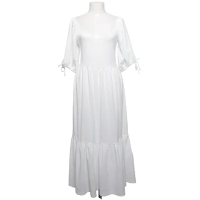 Robe longue (Blanc) de Bubbleroom Élasthane, Polyester recyclé