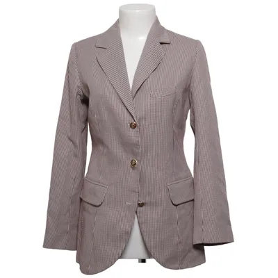 Blazer (Brun, Hvid) fra Sorbet Silke, Viscose, Uld