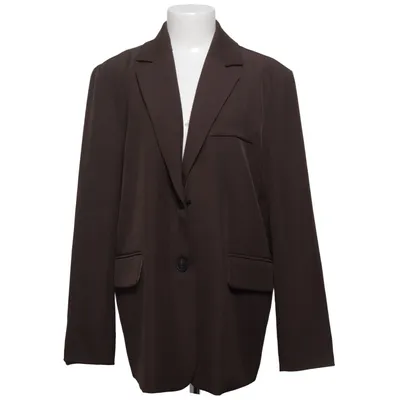 Blazer (Brown) from Guts & Gusto Elastane, Polyester