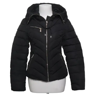Winterjas (Zwart) van Roco Baroco Katoen, Imitatiebont, Polyester