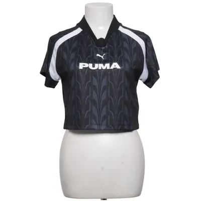 Fodboldtrøje (Sort, Grå, Hvid) fra Puma Elastan, Polyester