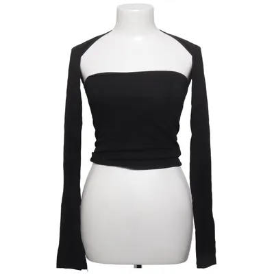 Long sleeve T-shirt (Black) from Gina Tricot Elastane, Viscose