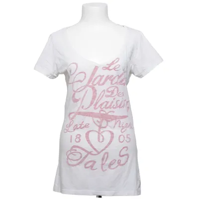 T-shirt (Wit, Roze) van Maison Scotch Katoen