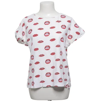 T-shirt (White, Red) from Dedicated Organic cotton