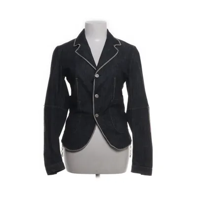 Blazer (Bleu) de Marithé François Girbaud Coton, Polyester