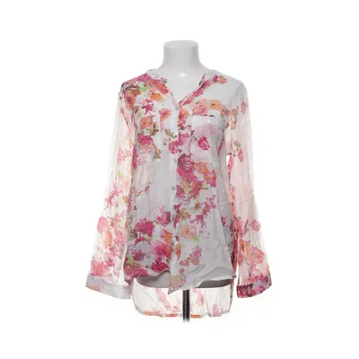 Blus (Vit, Flerfärgad) från Zinka Bomull, Silke