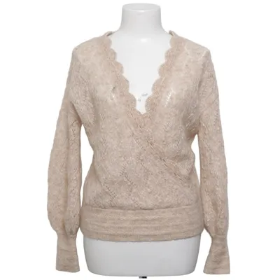 Pull-over (Beige) de La Maille Sézane Élasthane, Polyamide, Laine