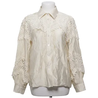 Bluse (Beige) fra Golden Live Polyester, Tencel