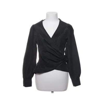 Slå-om bluse (Grå) fra MaxMara Silke