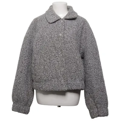 Skjortejakke (Grå) fra Pieces Genanvendt polyester