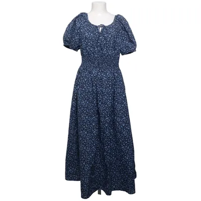 Dress (Blue, Multicolored) from Uniqlo Cotton, Recycled polyester
