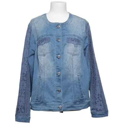 Veste en jean (Bleu) de Yesta Coton, Élasthane, Polyester